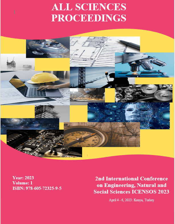                     View Vol. 1 (2023): Proceeding Book of 2nd International Conference on Engineering, Natural and Social Sciences ICENSOS 2023 
                