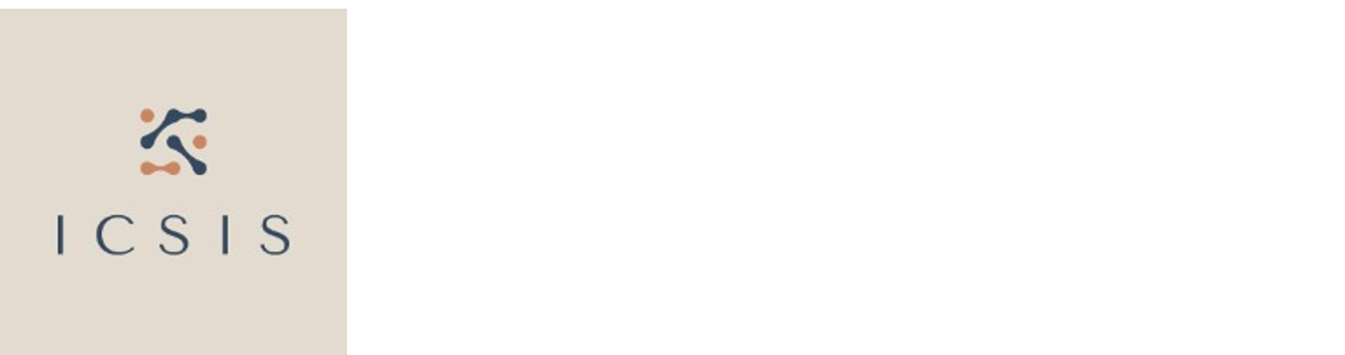 International Conference on Scientific and Innovative Studies